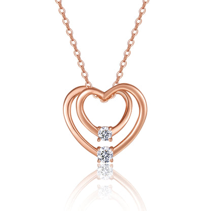 Elegant Halsband med Moissanite-inspirerad Sten