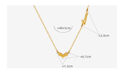 Smyckande Halsband med Kärleksfullt Hjärta
