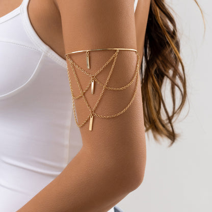 Överarmsband Smycke – Justerbar Design i Guld eller Silver